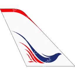 Saha Airlines Tail logo (dark)