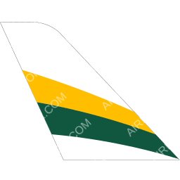 Saurya Airlines Tail logo (dark)