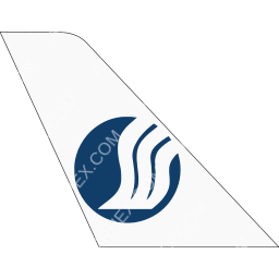 Shandong Airlines Tail logo (dark)