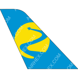 Sharp Airlines Tail logo (dark)