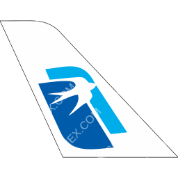 SkyJet Airlines Tail logo (dark)