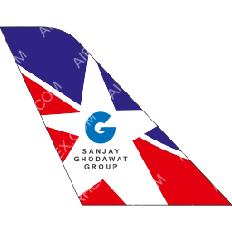 Star Air Tail logo (dark)