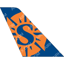 Sun Country Airlines Tail logo (dark)