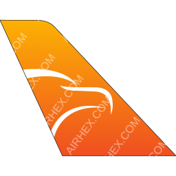 Sunrise Airways Tail logo (dark)