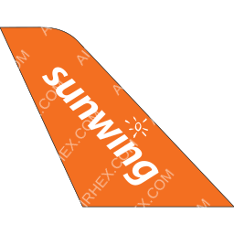 Sunwing Airlines Tail logo (dark)