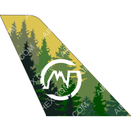 Swiss Global Air Lines Tail logo (dark)