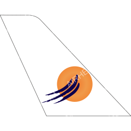 Taban Airlines Tail logo (dark)