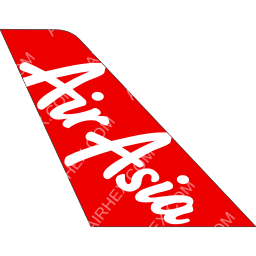 Thai AirAsia Tail logo (dark)