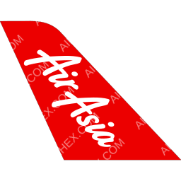 Thai AirAsia X Tail logo (dark)