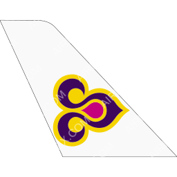 THAI Airways Tail logo (dark)