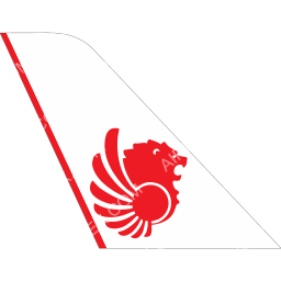 Thai Lion Air Tail logo (dark)