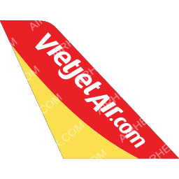 Thai Vietjet Air Tail logo (dark)