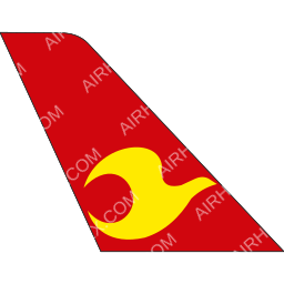 Tianjin Airlines Tail logo (dark)