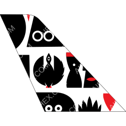 Toki Air Tail logo (dark)