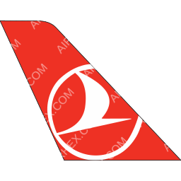 Turkish Airlines Tail logo (dark)