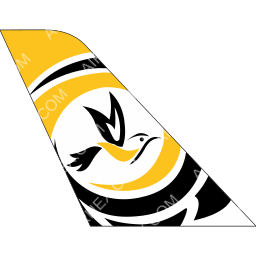 Turpial Airlines Tail logo (dark)
