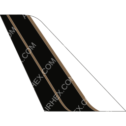 Twin Jet Tail logo (dark)