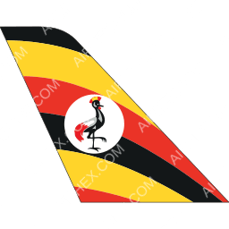 Uganda Airlines Tail logo (dark)