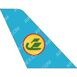 Uzbekistan Express Tail logo (dark)