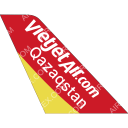 Vietjet Qazaqstan Tail logo (dark)