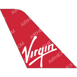 Virgin Atlantic Tail logo (dark)