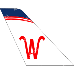 Western Air (Bahamas) Tail logo (dark)