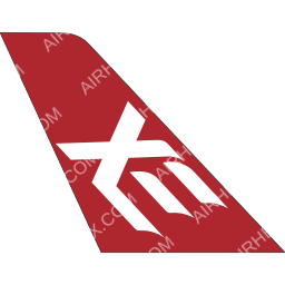 Xejet Tail logo (dark)