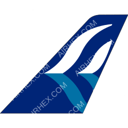 Aegean Airlines Tailfin logo (dark)