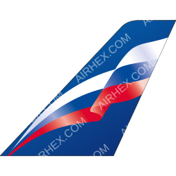 Aeroflot Tailfin logo (dark)