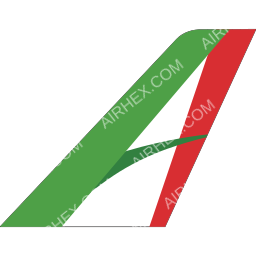 AeroItalia Tailfin logo (dark)