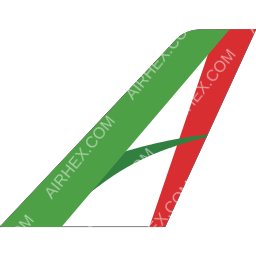 Aeroitalia Regional Tailfin logo (dark)