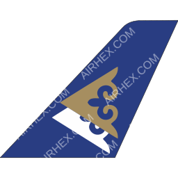 Air Astana Tailfin logo (dark)