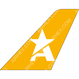 Air Astra Tailfin logo (dark)