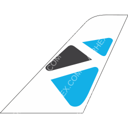 Air Botswana Tailfin logo (dark)