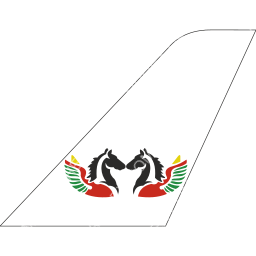 Air Burkina Tailfin logo (dark)