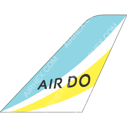 Air Do Tailfin logo (dark)