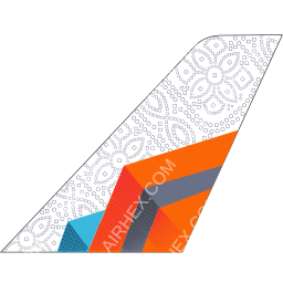 Air India Express Tailfin logo (dark)