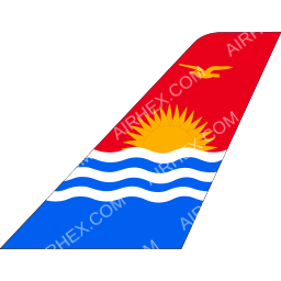 Air Kiribati Tailfin logo (dark)