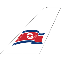 Air Koryo Tailfin logo (dark)