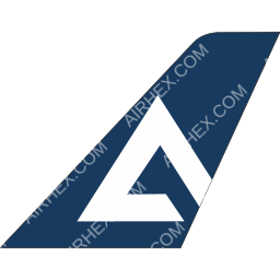 Air Link Tailfin logo (dark)