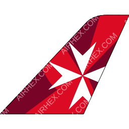 Air Malta Tailfin logo (dark)