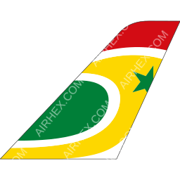 Air Senegal Tailfin logo (dark)