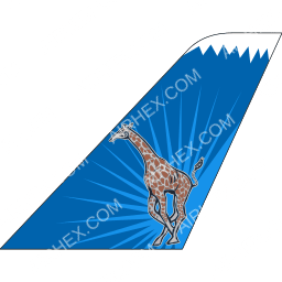 Air Tanzania Tailfin logo (dark)