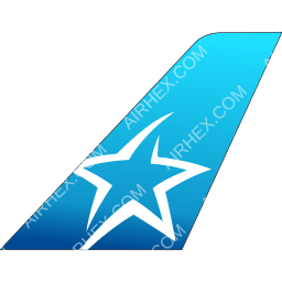 Air Transat Tailfin logo (dark)