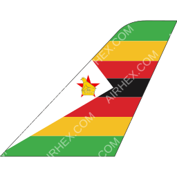 Air Zimbabwe Tailfin logo (dark)