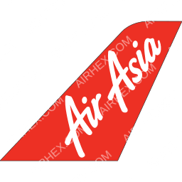 AirAsia Tailfin logo (dark)