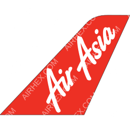 AirAsia X Tailfin logo (dark)