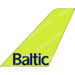 airBaltic Tailfin logo (dark)