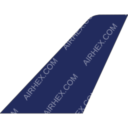 Albatros Airlines Tailfin logo (dark)