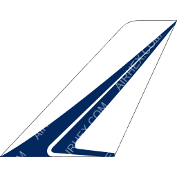 Aleutian Airways Tailfin logo (dark)